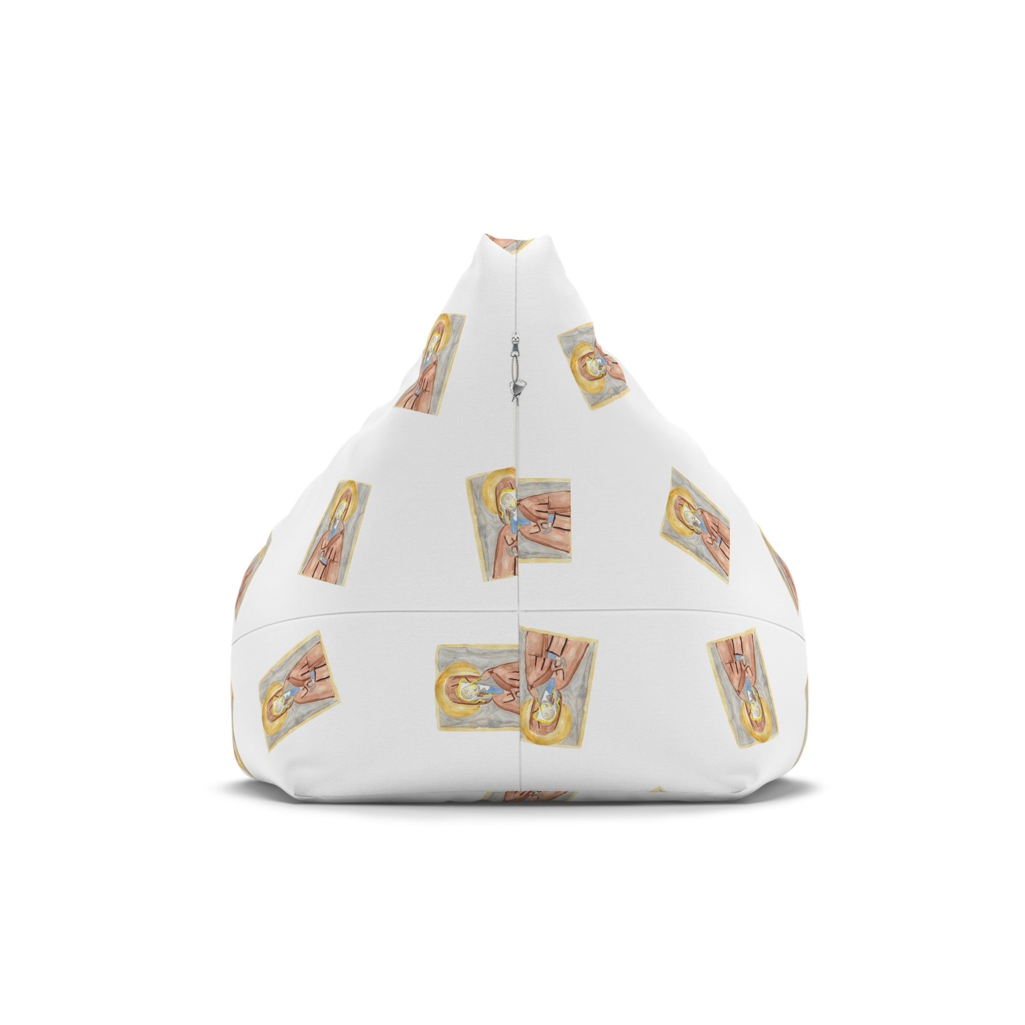 Religious Icon Pattern Bean Bag Cover written by Leah Bell