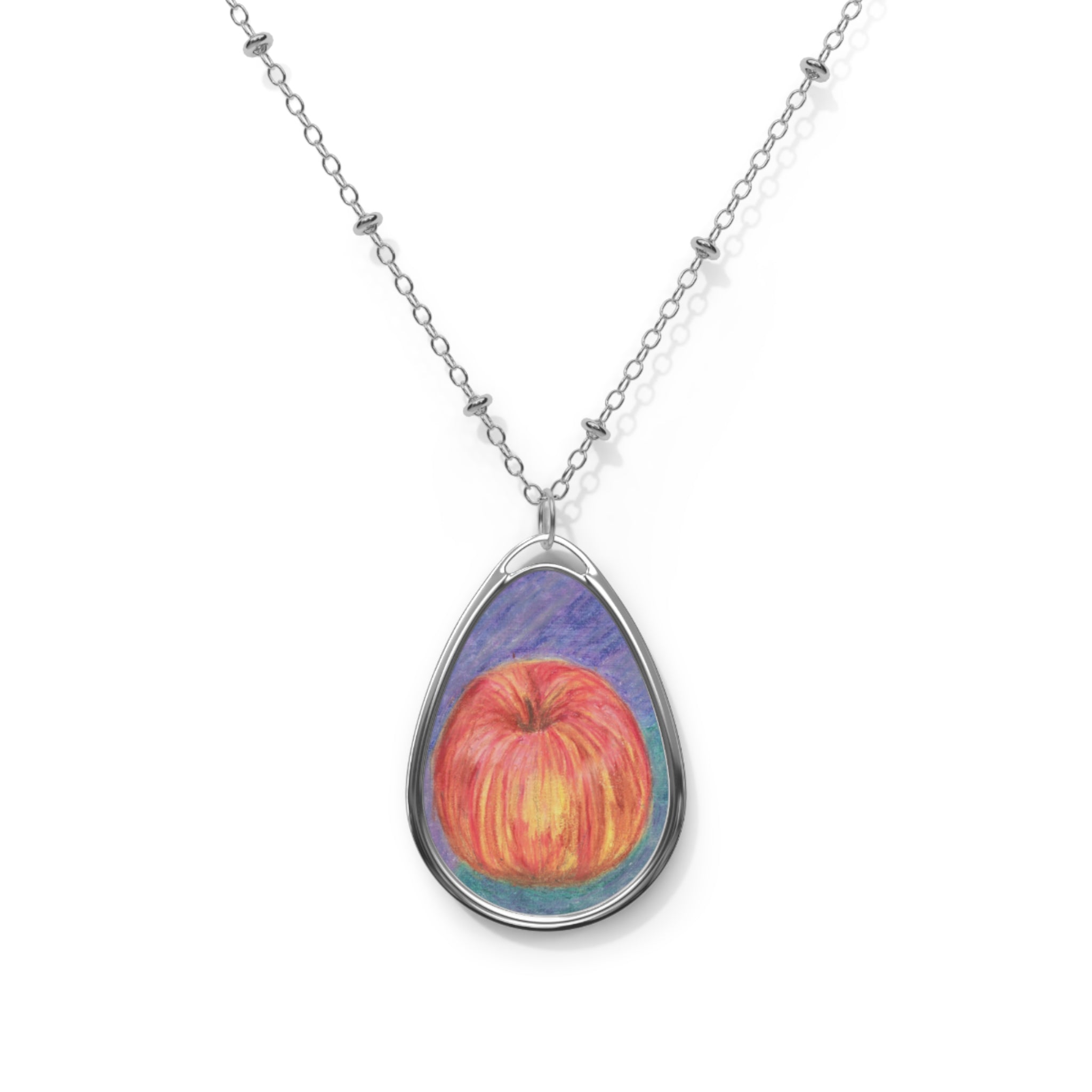 'Apple' Oval Necklace