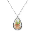 'Aloe Vera' Oval Necklace