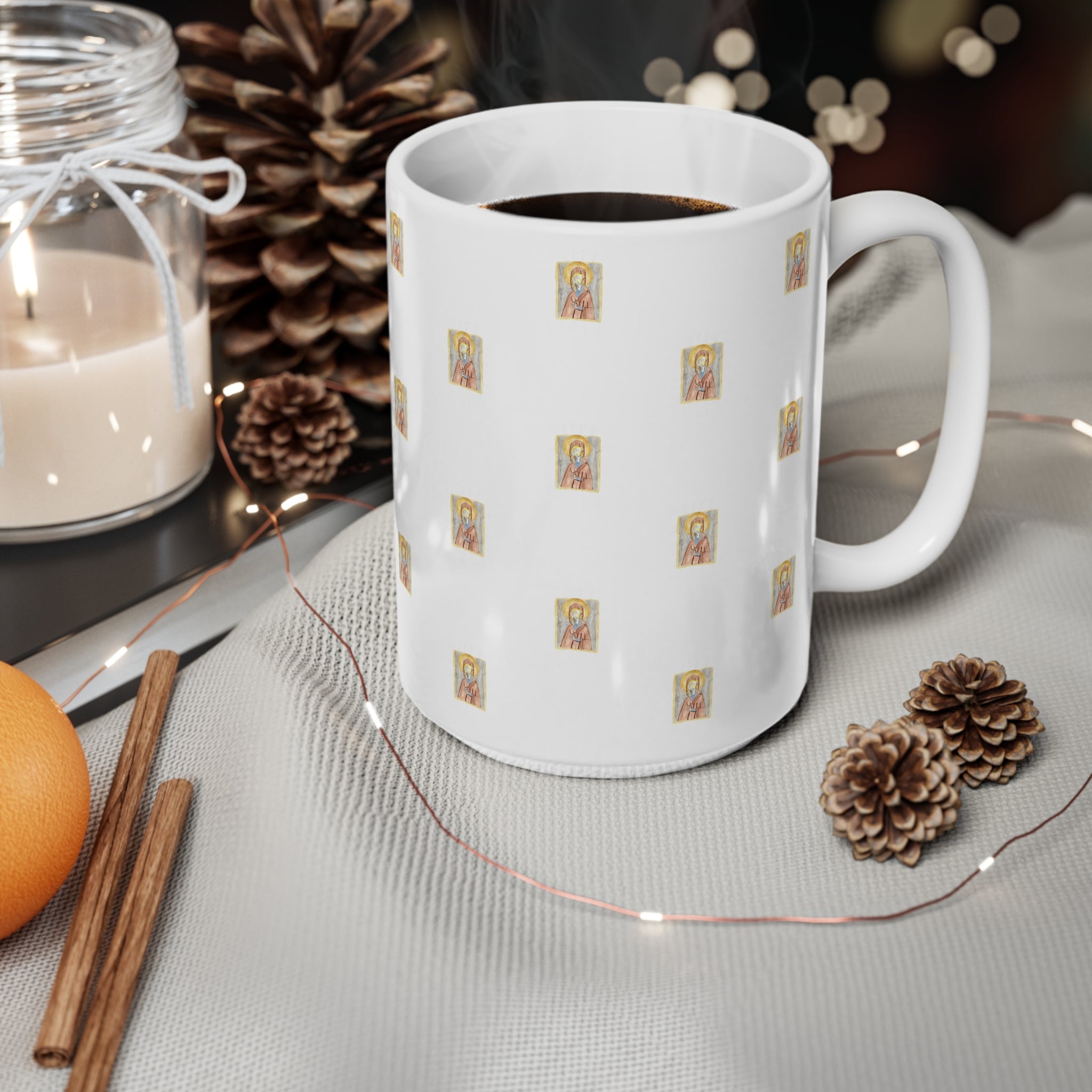 'Madonna' Icon Pattern Mug 440ml