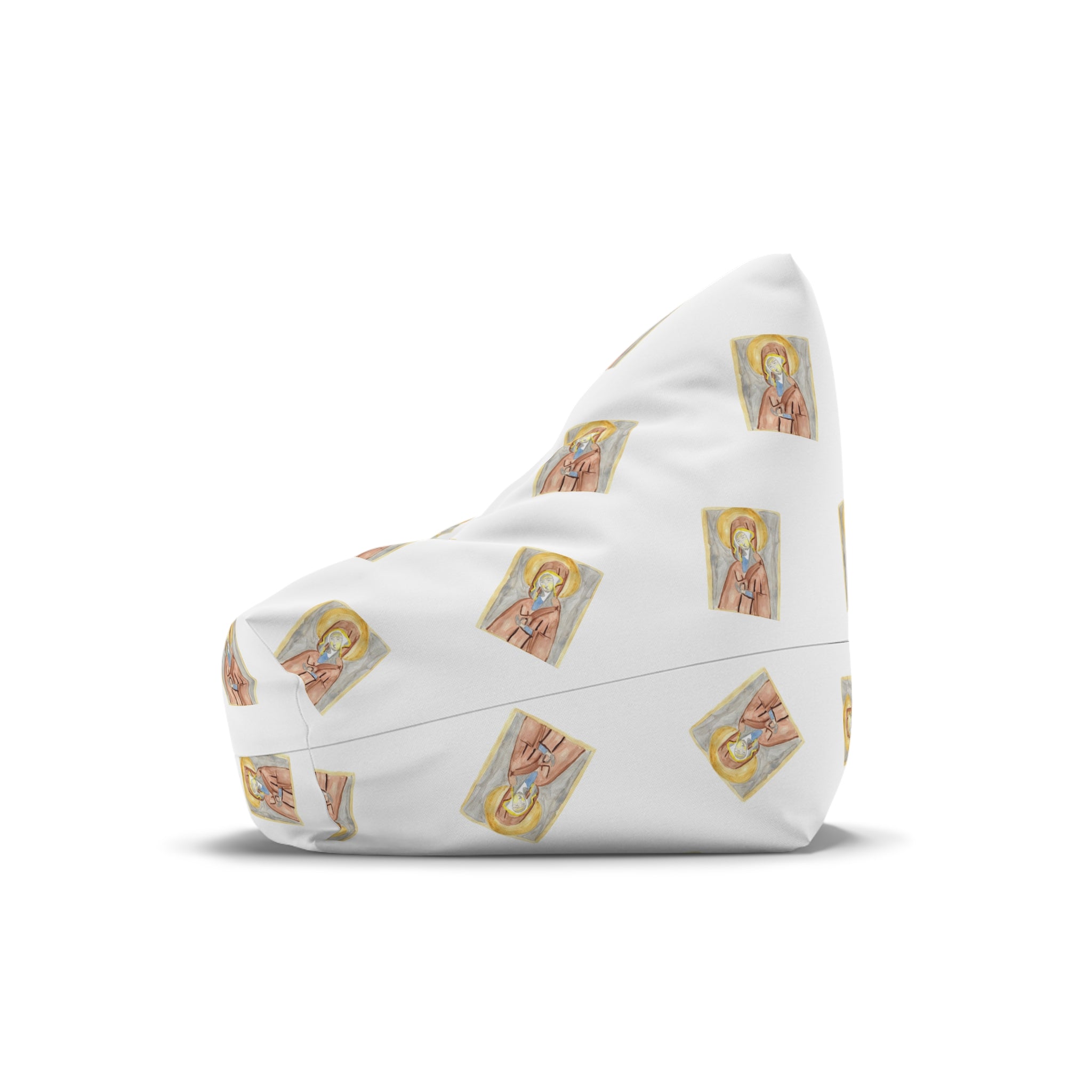 Religious Icon Pattern Bean Bag Cover written by Leah Bell