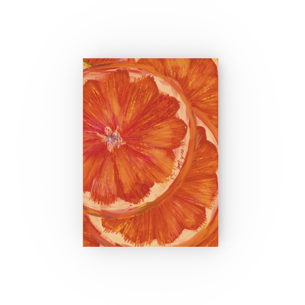 'Oranges' Hardcover Journal (Unlined pages)