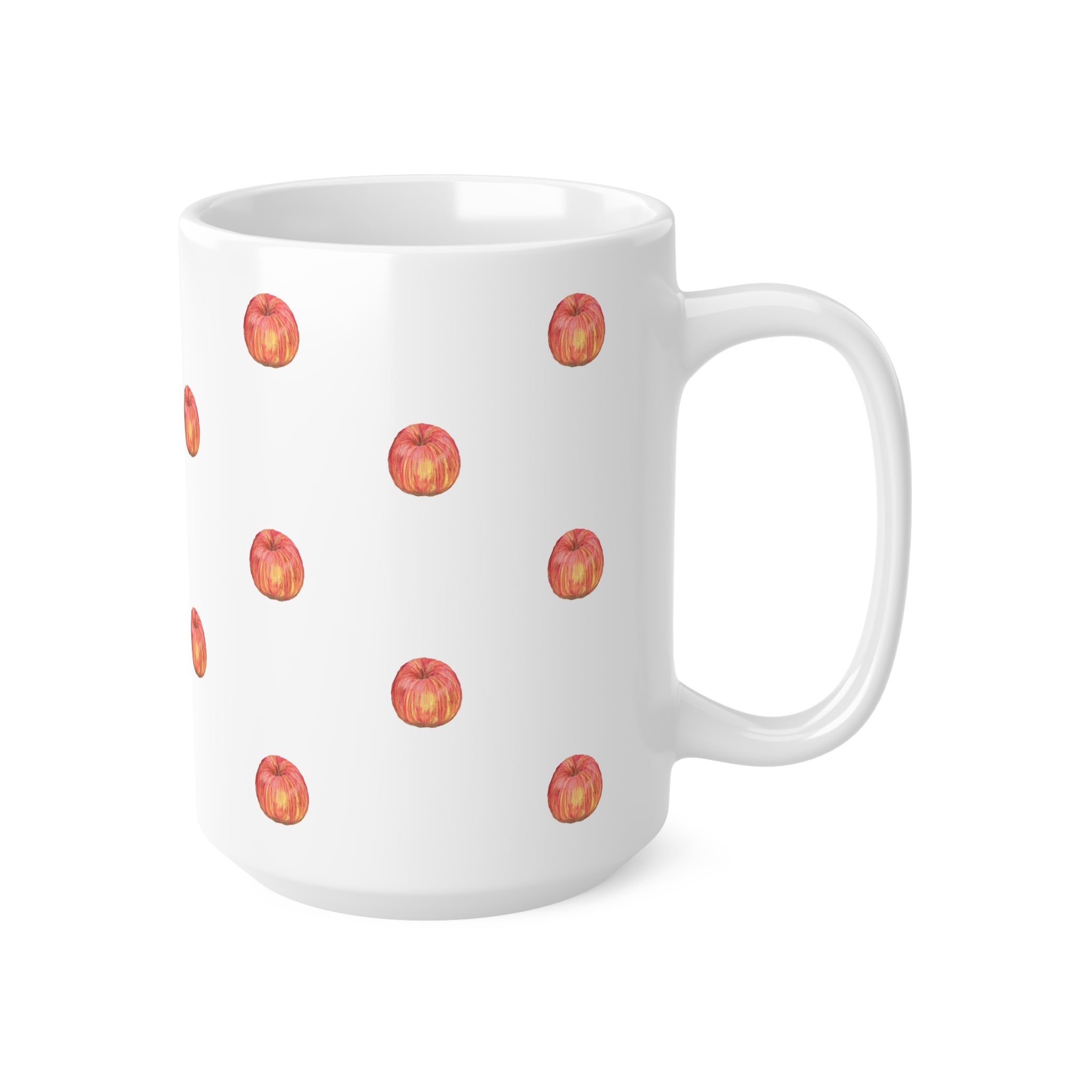 'Apple' Pattern Mug 440ml