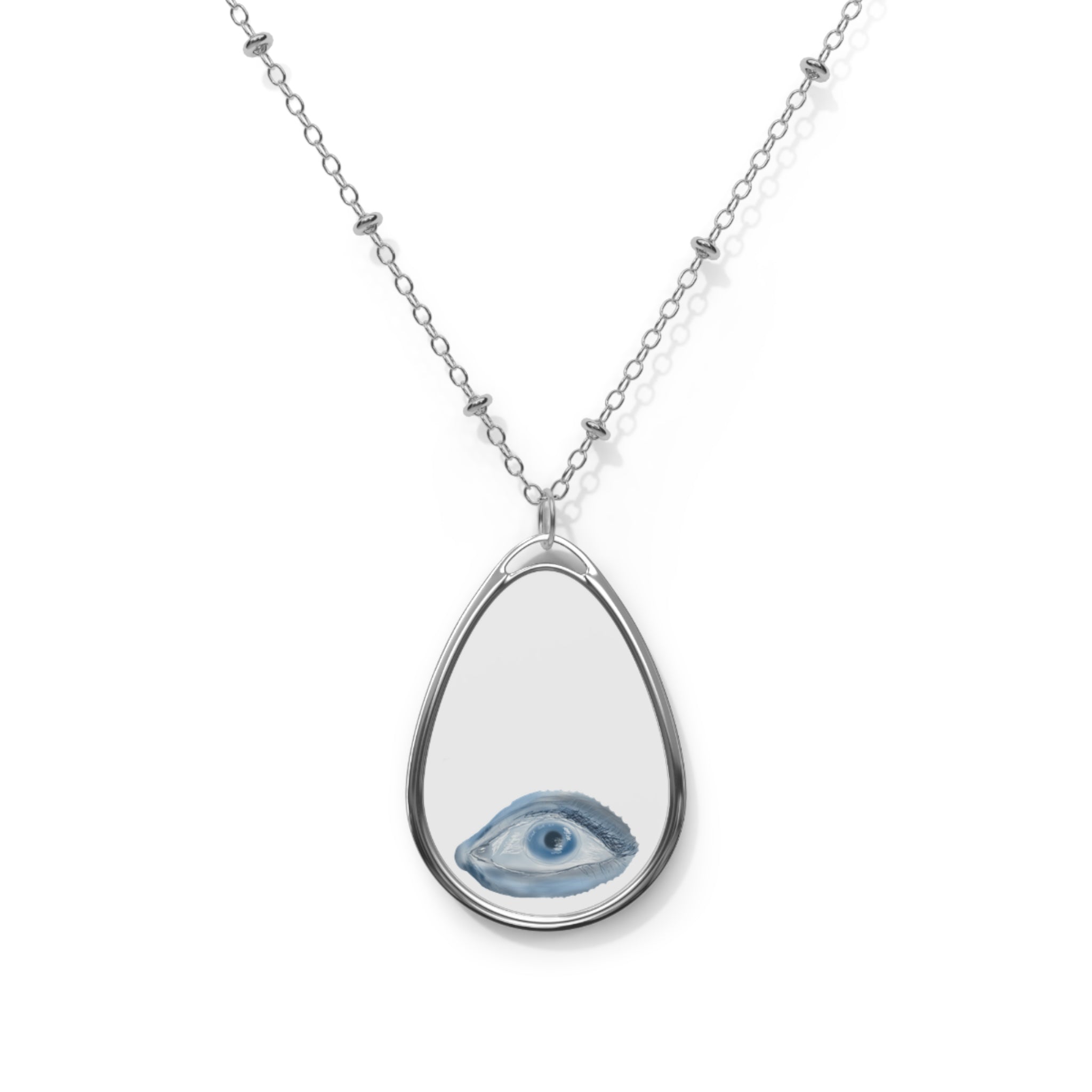 'All Seeing Eye' Oval Necklace