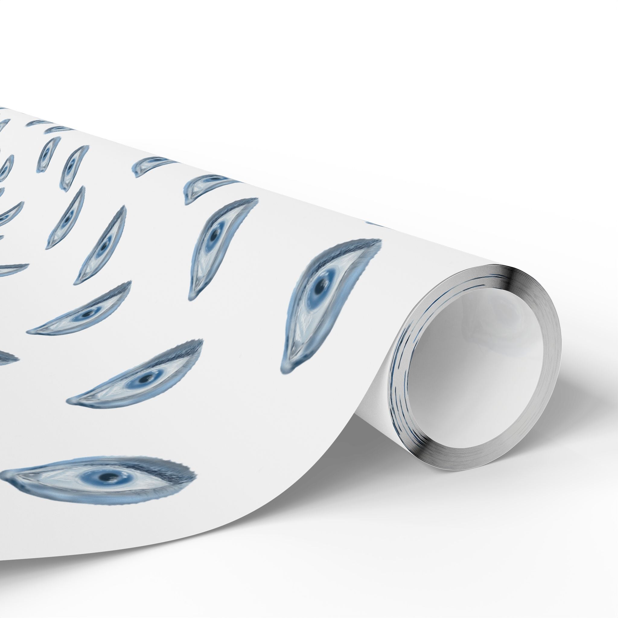 All seeing eye wrapping paper (white background)