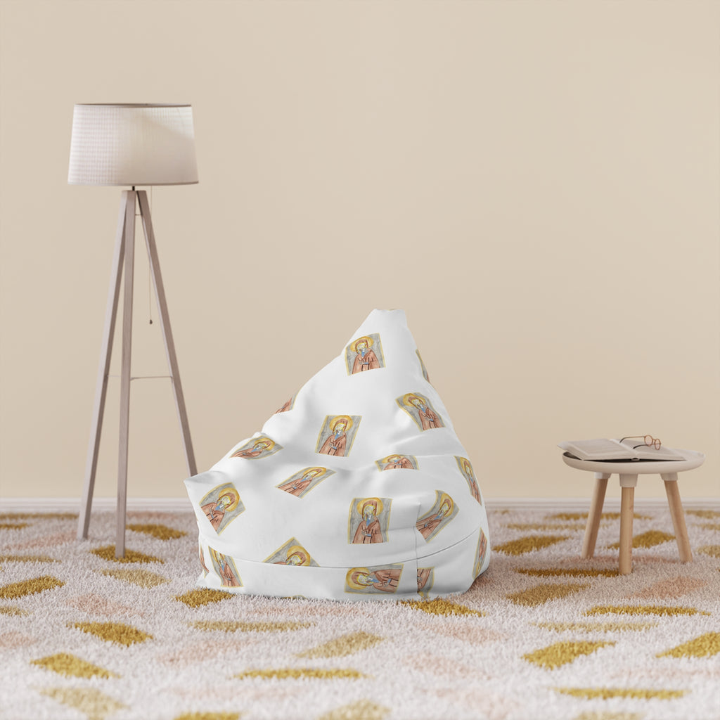 Religious Icon Pattern Bean Bag Cover written by Leah Bell