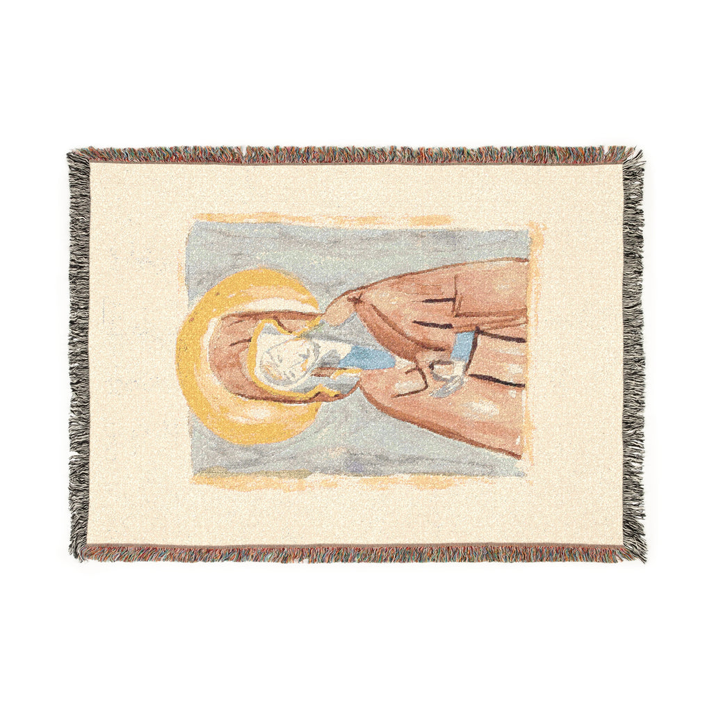'Madonna' Icon Woven Blanket