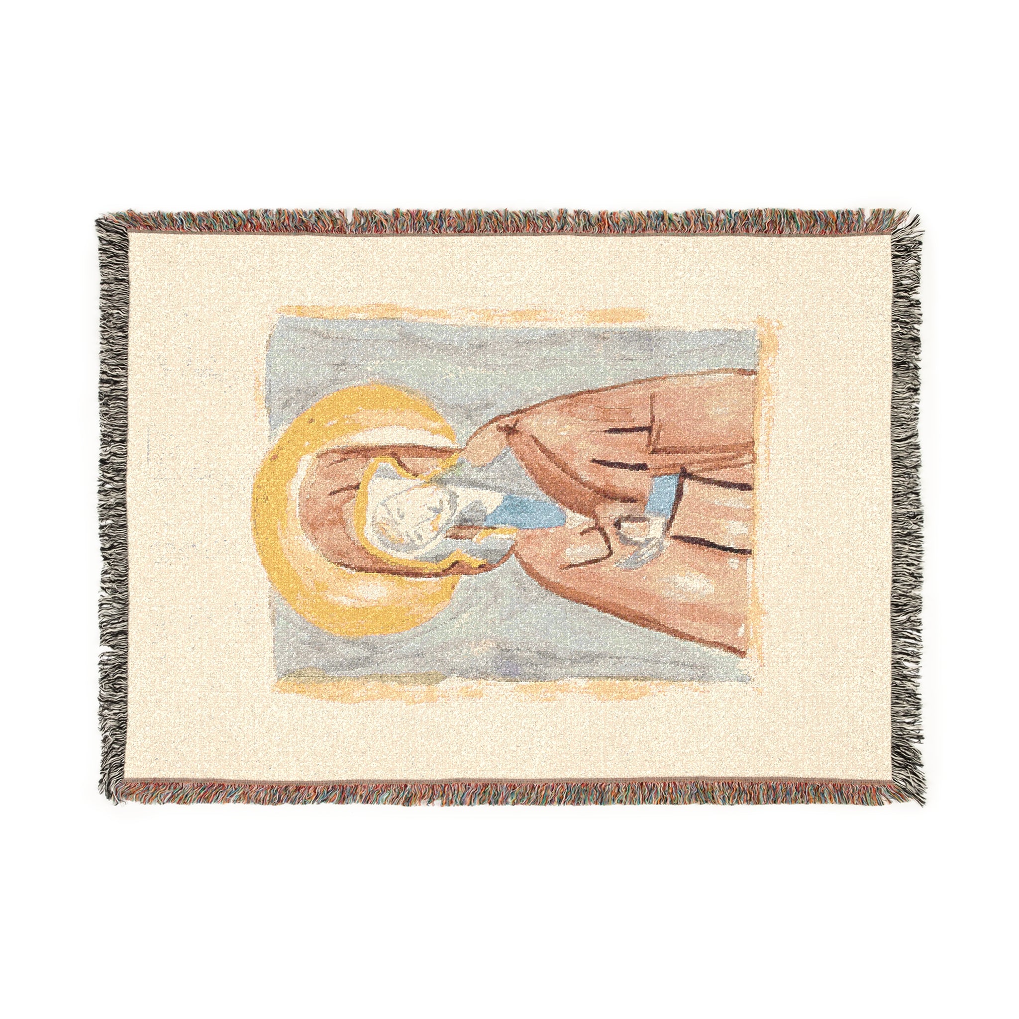 'Madonna' Icon Woven Blanket