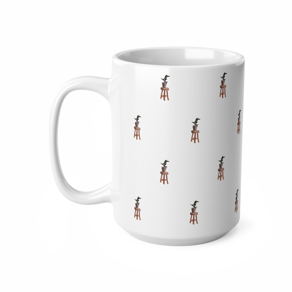 'Plant Stand' Patterned Mug 440ml