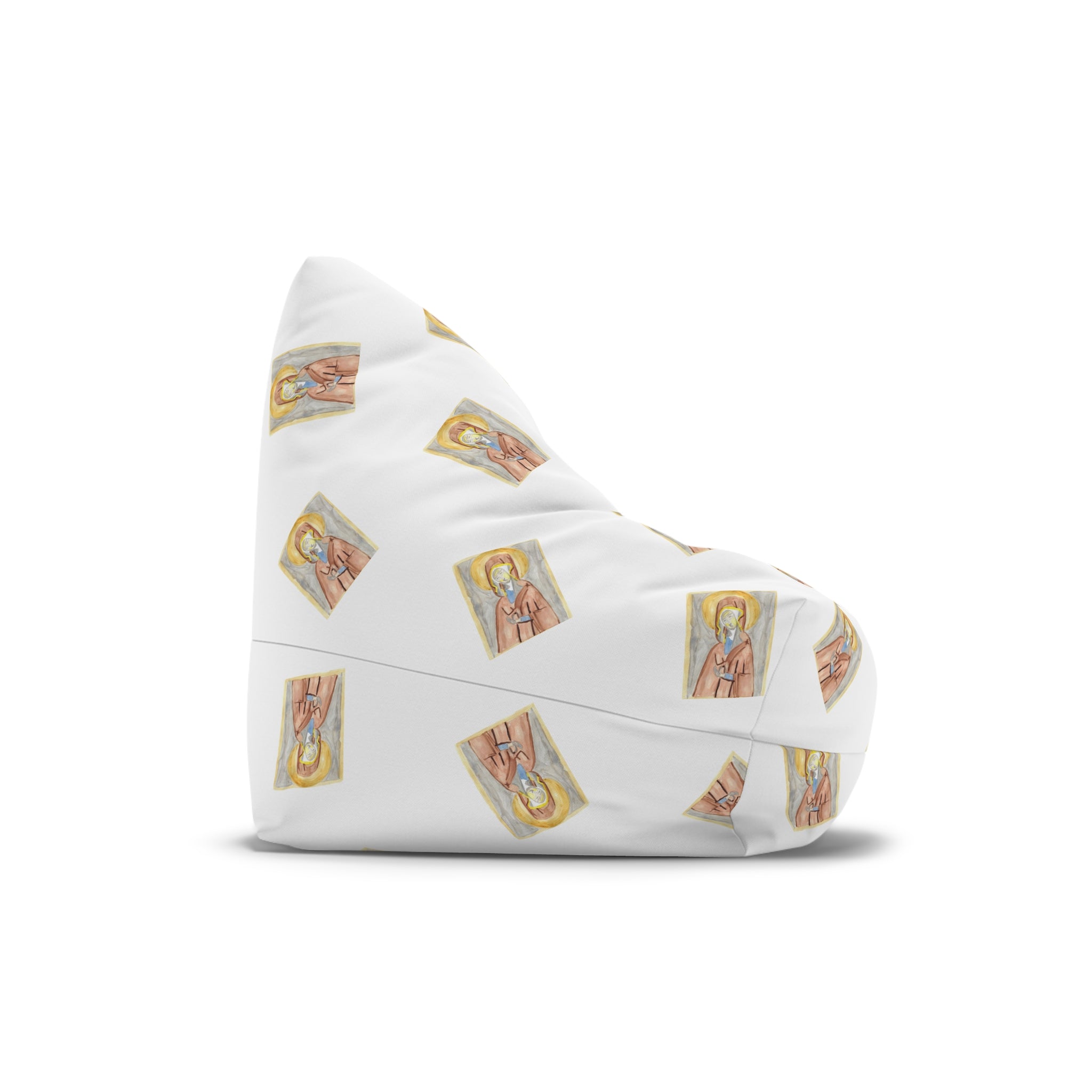 Religious Icon Pattern Bean Bag Cover written by Leah Bell