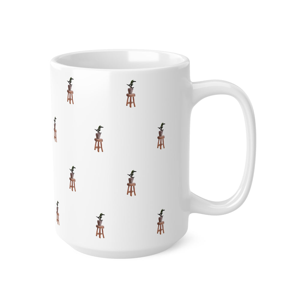 'Plant Stand' Patterned Mug 440ml