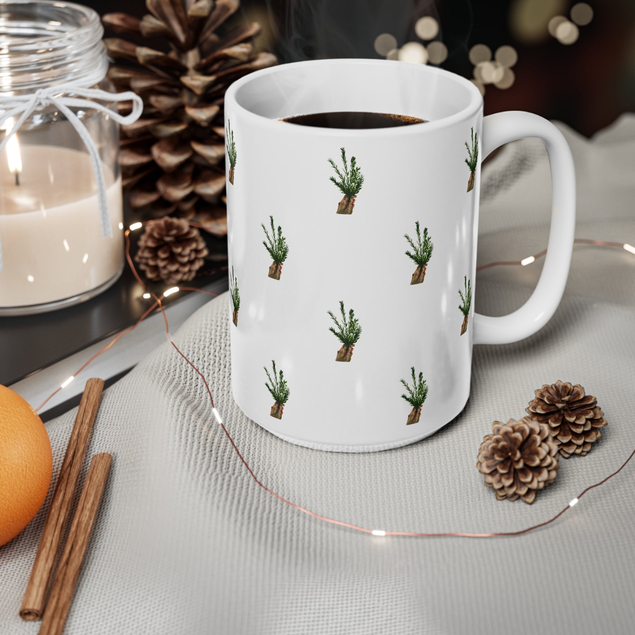'Gift of Rosemary' Patterned Mug 440ml