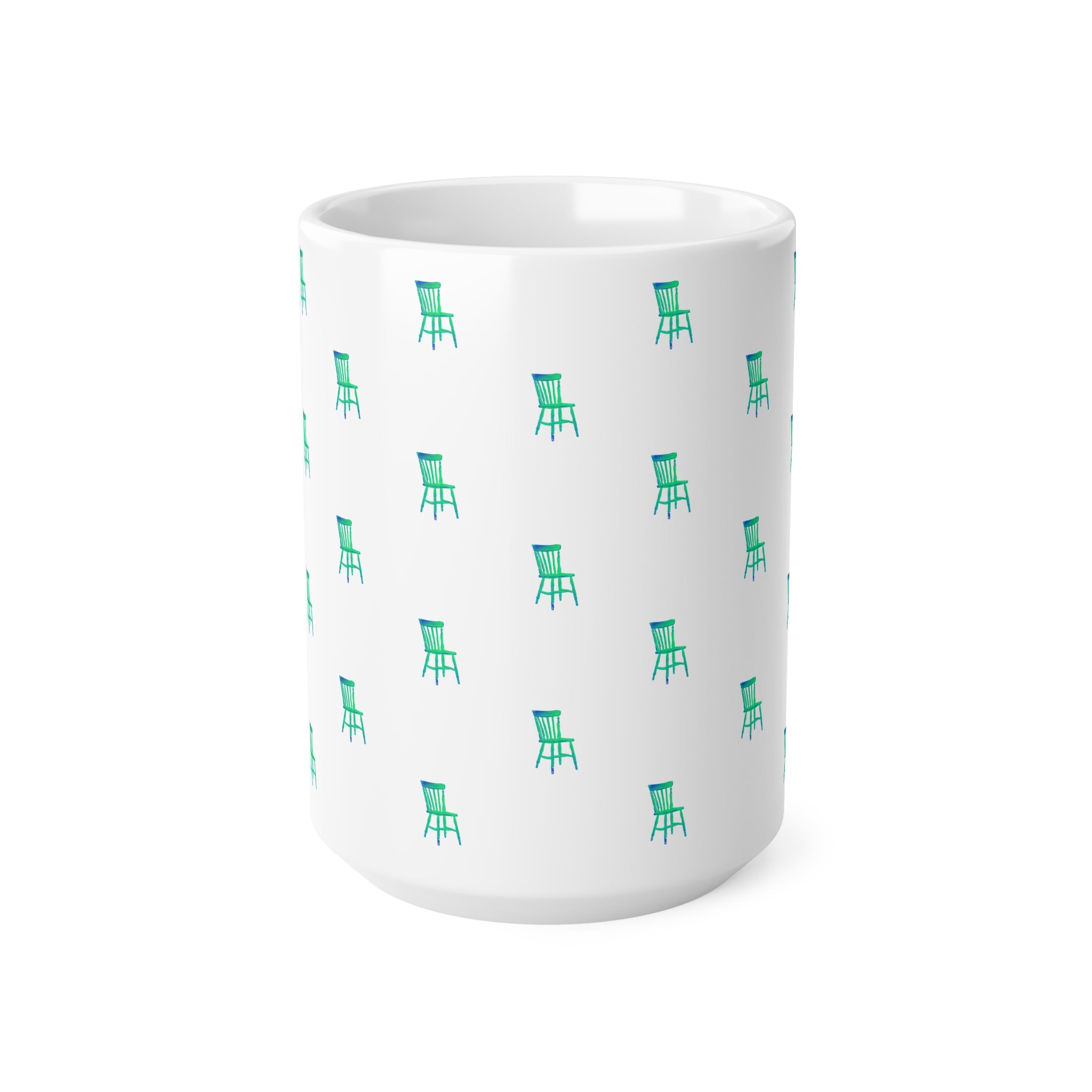 'Pop-art Chair' Patterned Mug 440ml