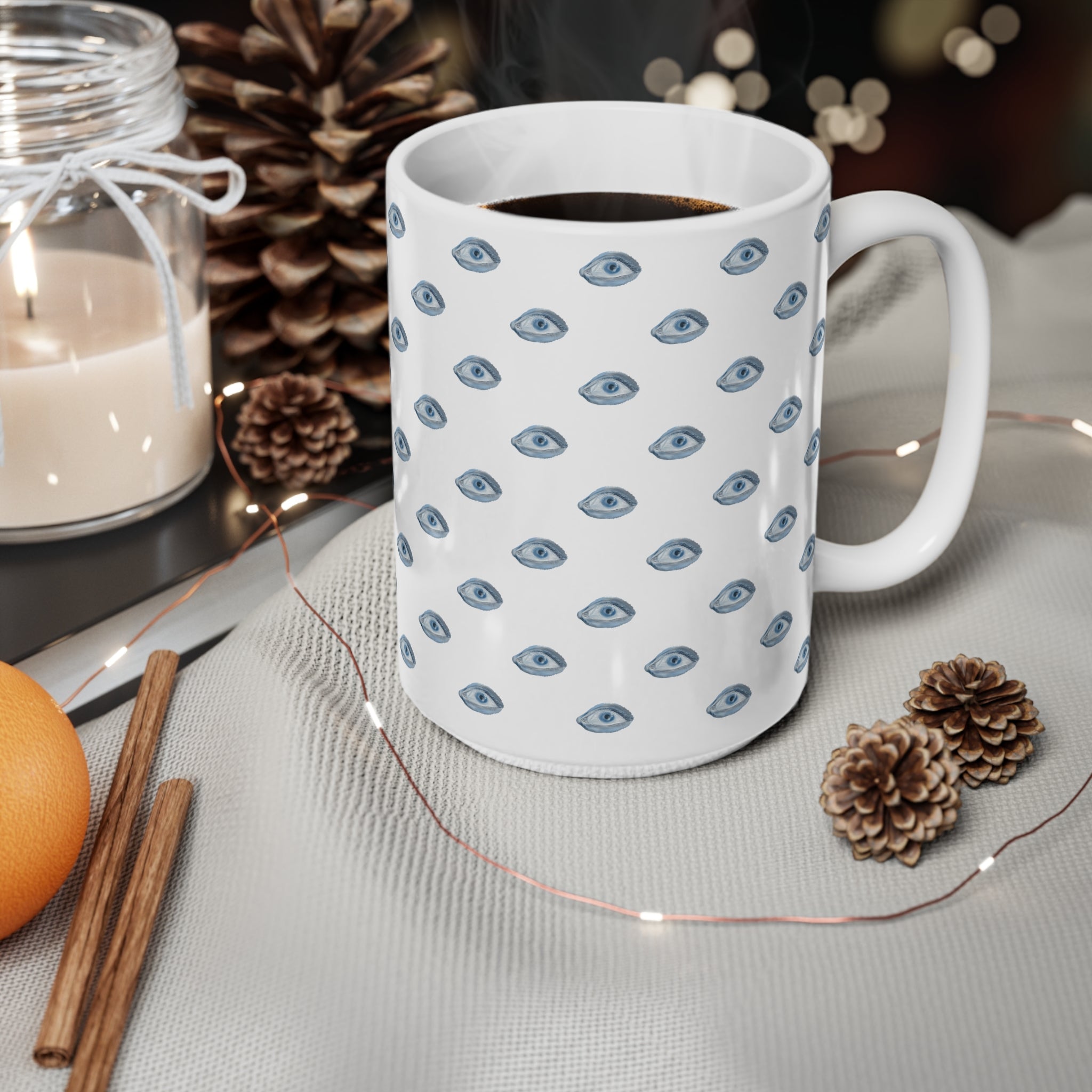 'All-seeing Eye' Patterned Mug 440ml