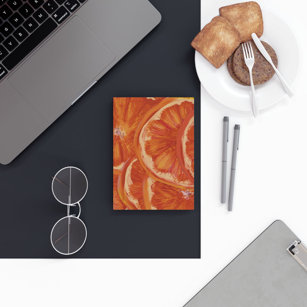 'Oranges' Hardcover Journal (Unlined pages)